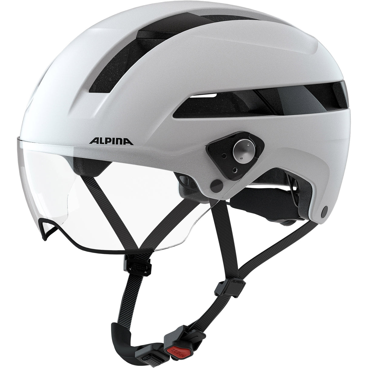 Alpina Sports Urban Helm Soho Visier 51-56 mattweiß