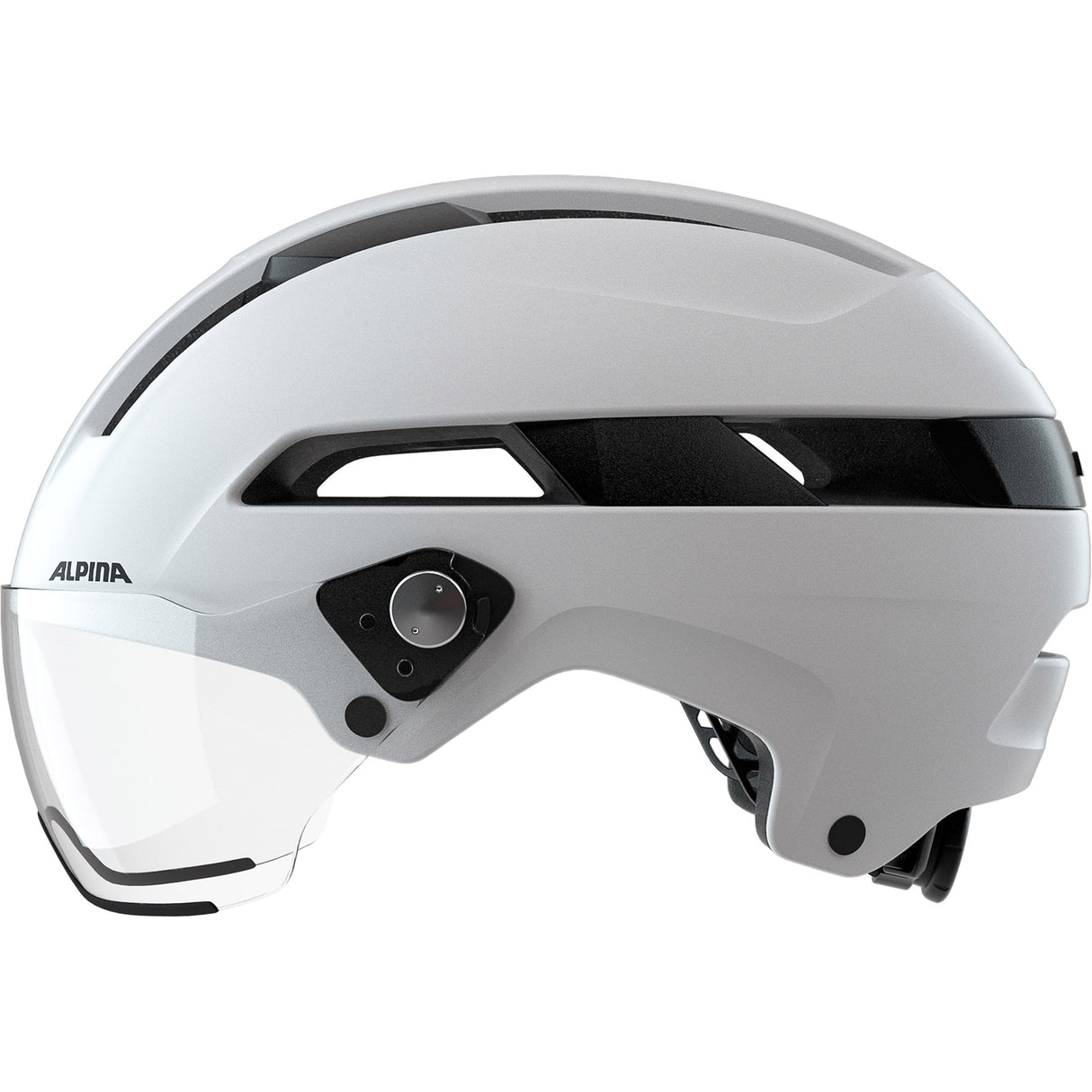 Alpina Sports Urban Helm Soho Visier 51-56 mattweiß
