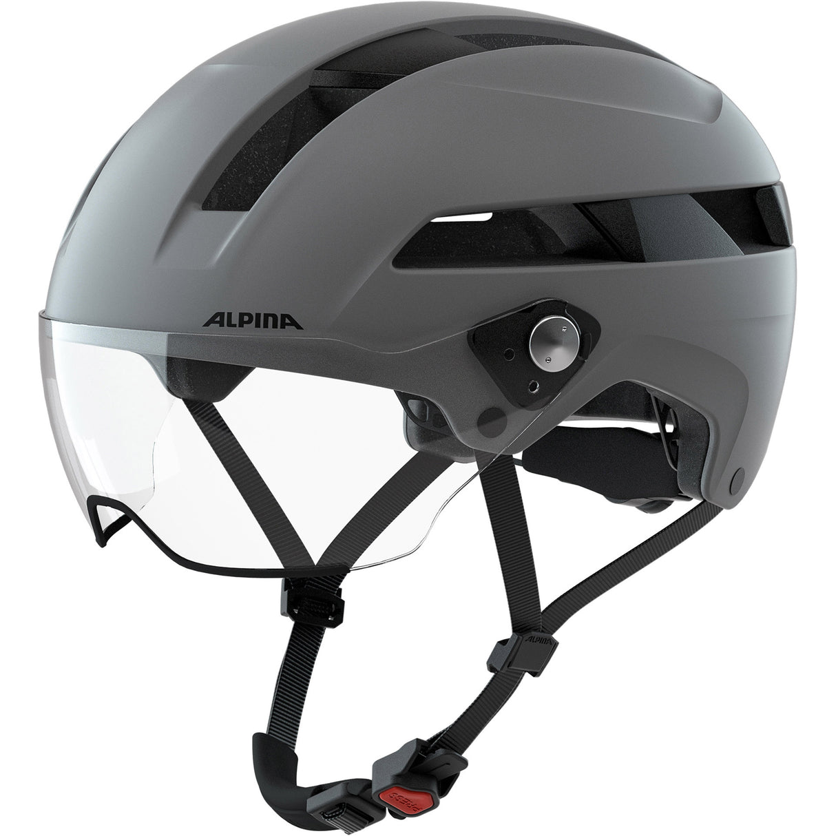 Alpina Sports Urban Helm Soho Visier 51-56 mattgrau