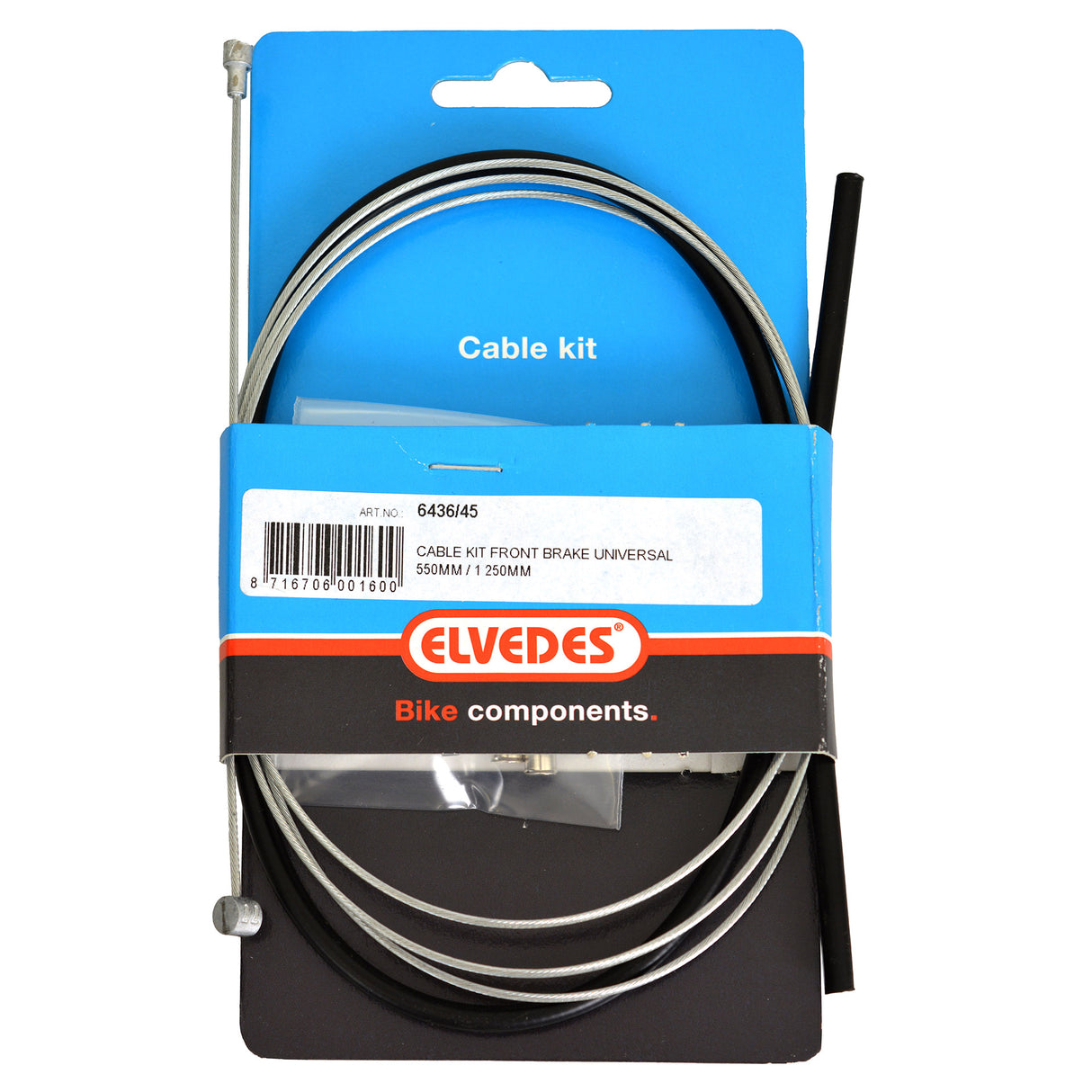 Präferenzkabel Set Universal 550 1250 mm Schwarz