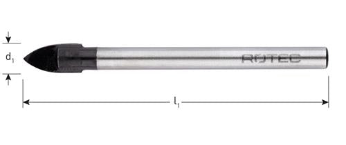 Rotec Glasbohrer 3,0 mm