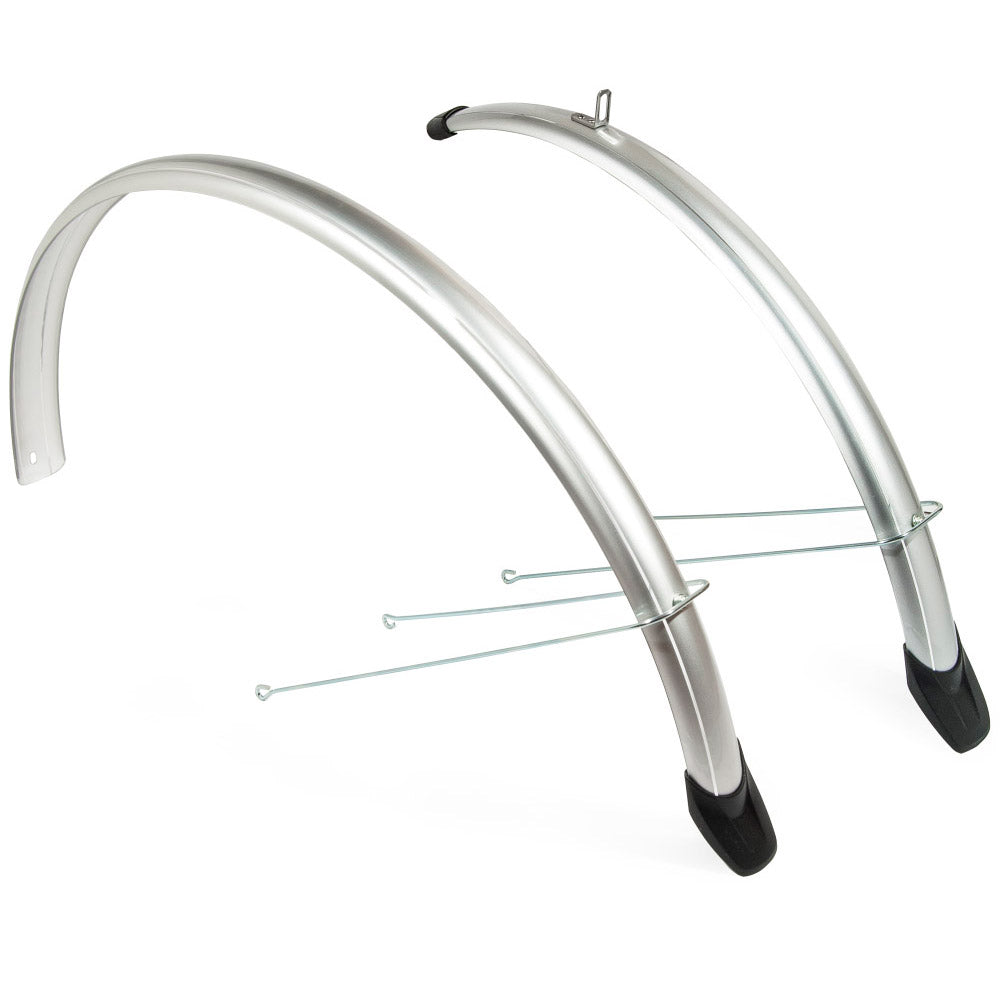 Eurofender -Kotflügel -Set 58 mm 20 Silber