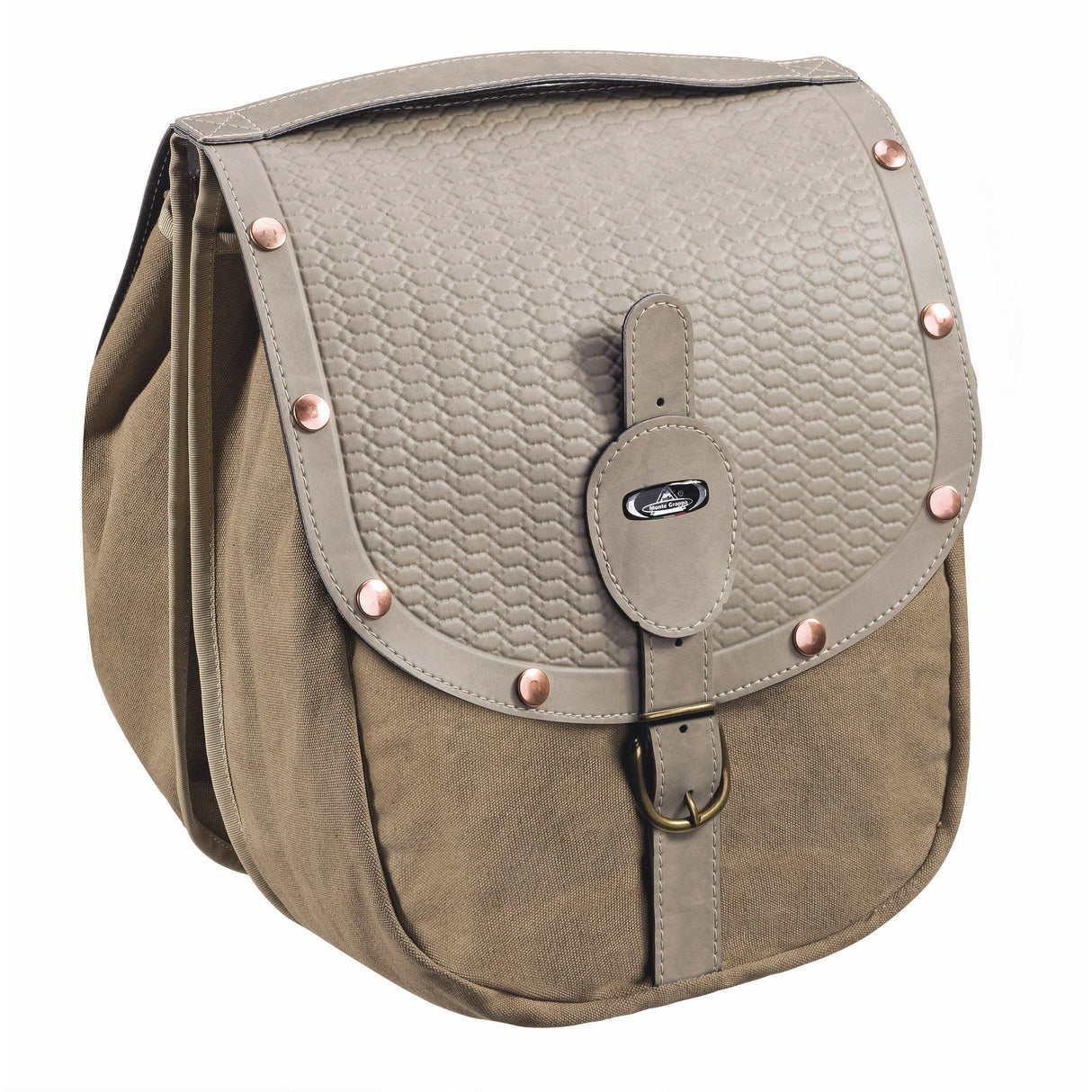 Selle Monte Grappa Monte Grappa Doppelbeutel 16,5L Britisch m Klinknagels grau