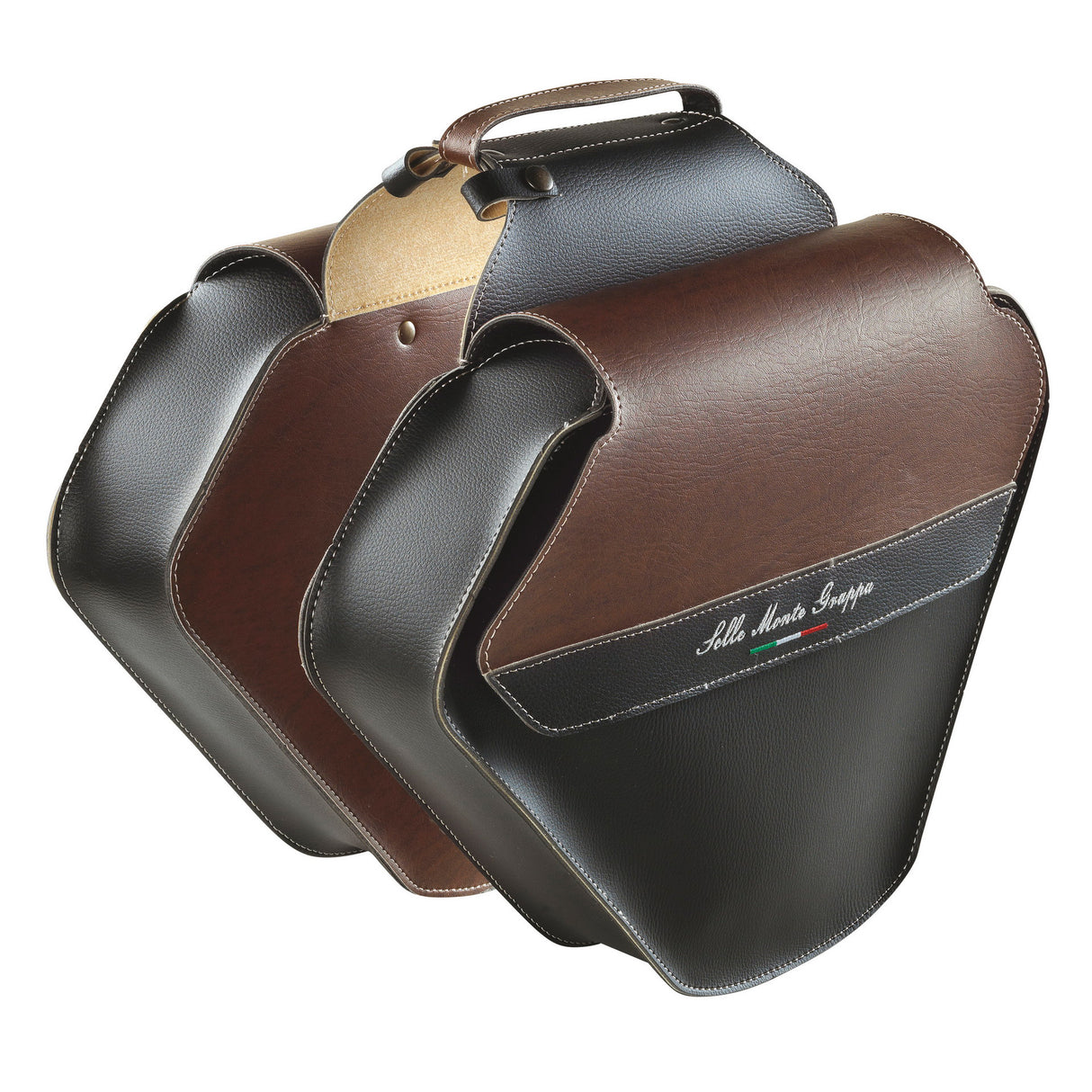 Selle Monte Grappa Monte Grappa Doppelbeutel 17.5L Fashion Skay Black D-Bruin