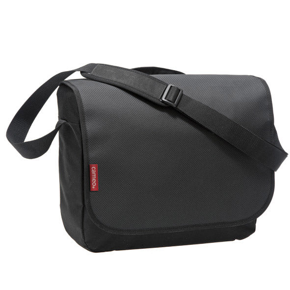 Neue Looxs Messenger Cameo -Umhängetasche - Schwarz, Polyester, Klettverschluss, 12L, 38x29x11cm, Wasser -Repellent