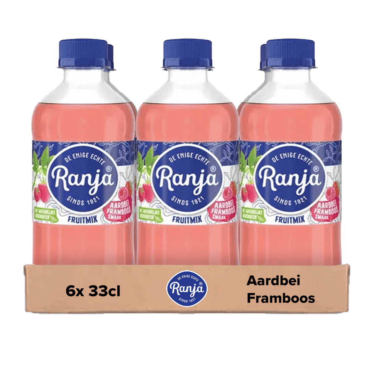 Ranja Fruchtmischung Erdbeer-Himbeer-Kappe (6x 33cl)
