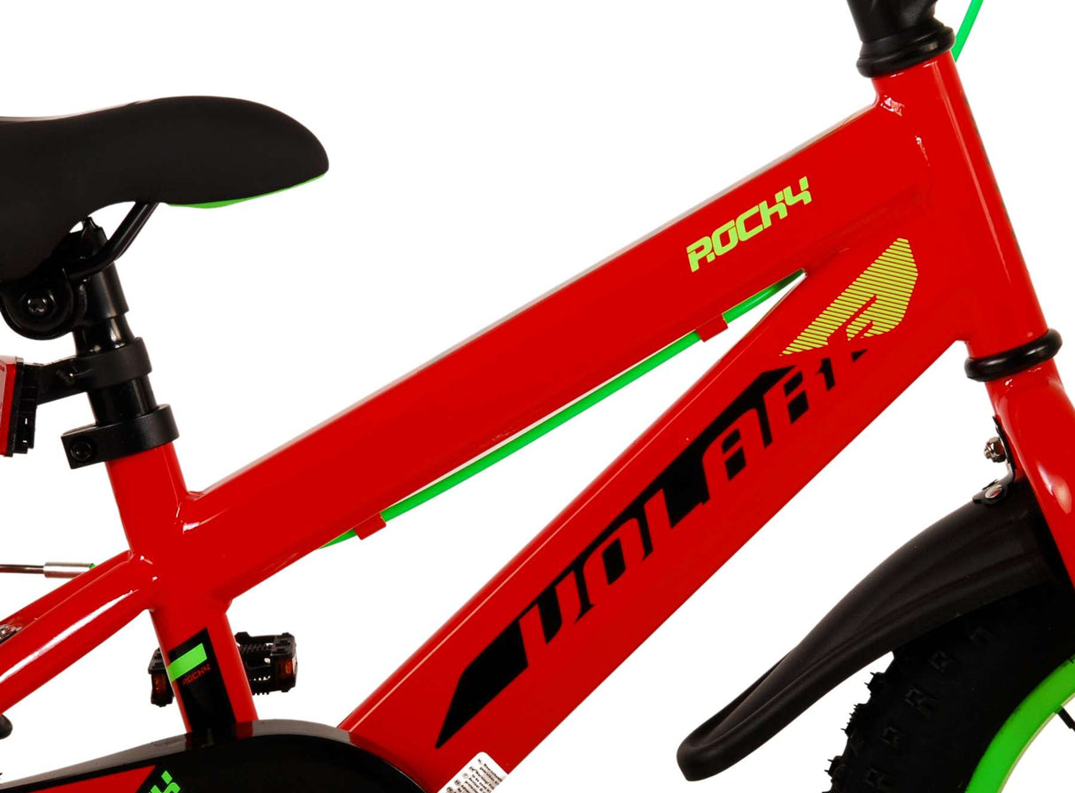 Volare Rocky Children's Bike Boys 14 Zoll rote zwei Handbremsen