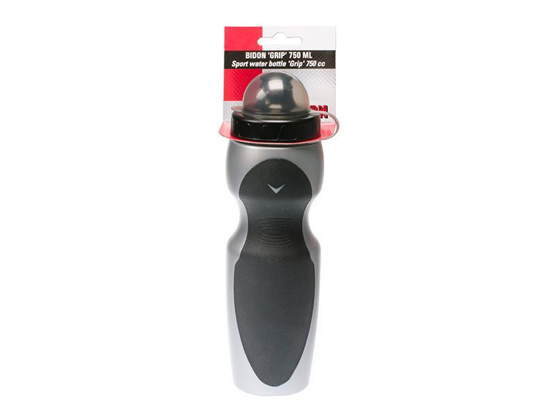 Simson Bidon Grip inkl. Stoffhaube 750 ml Schwarz-Grau auf der Karte
