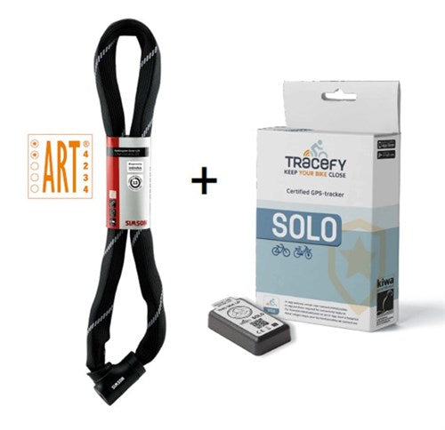 Simson Bold 120 + Tracefy Solo-Sicherheitspaket