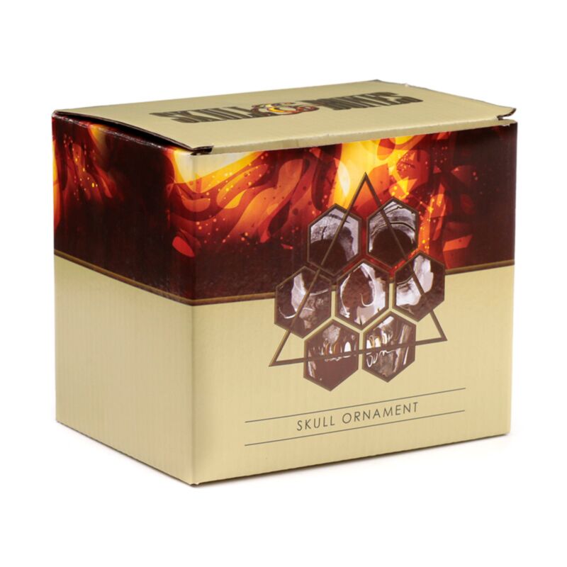 Wohnaccessoire mit mehreren Totenkopfköpfen
