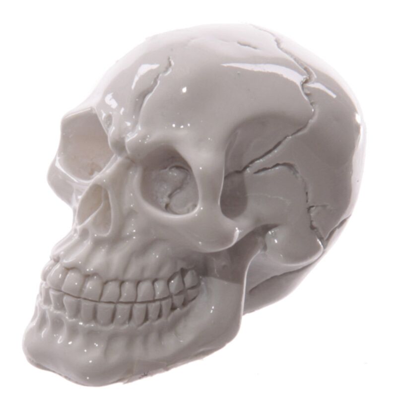 Kleines gruseliges Totenkopf-Wohnaccessoire