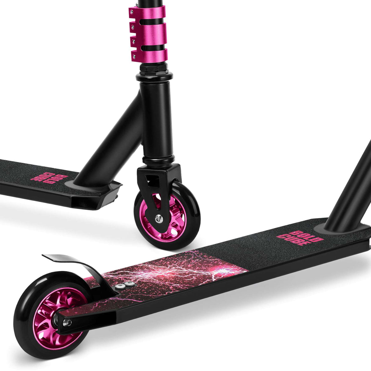 Boldcube Deluxe Stunt-Scooter – Pink