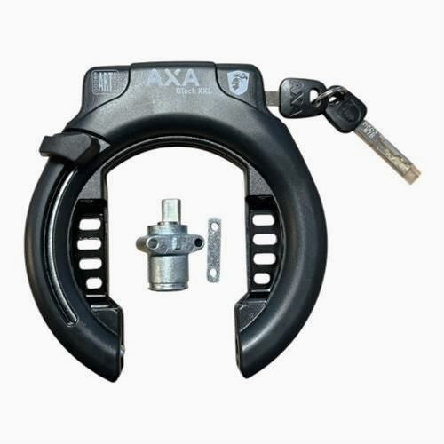 Axa Block XXL + Batterieschlitz Bosch 3 Powertube BES2 im Rahmen