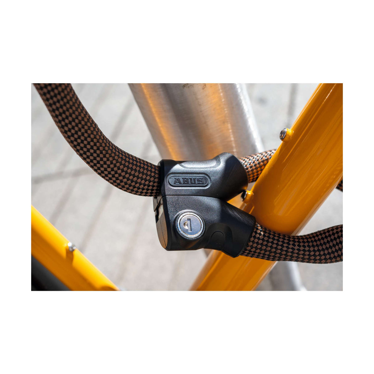 Abus Kettenschloss Infinity Loop 1806 140 Herbstorange