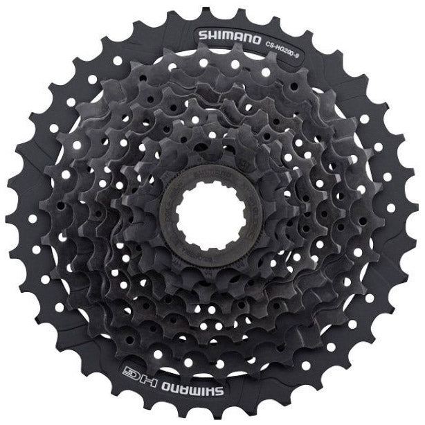 Shimano Kassette 9v 11-36t hg20 schwarz