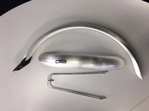 Eurofender Set Mudslies 20 Zoll 50 PVC Silber
