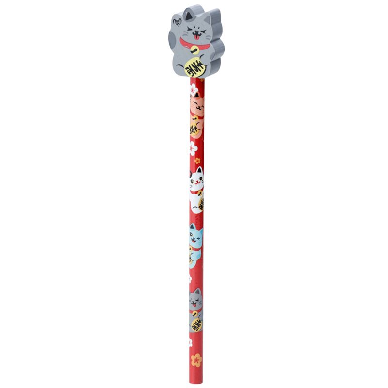 Maneki neko Glückskatze – Radierstift