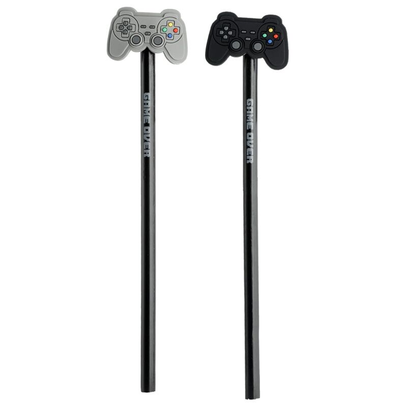 Game over – Bleistift mit PVC-Oberseite