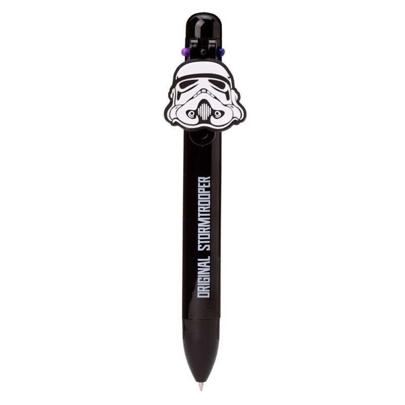 Der originale mehrfarbige Stormtrooper-Stift (6 Farben) mit Anhänger