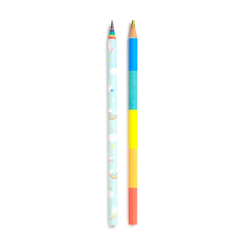 Einhorn-Zauberset mit 2 Regenbogenstiften