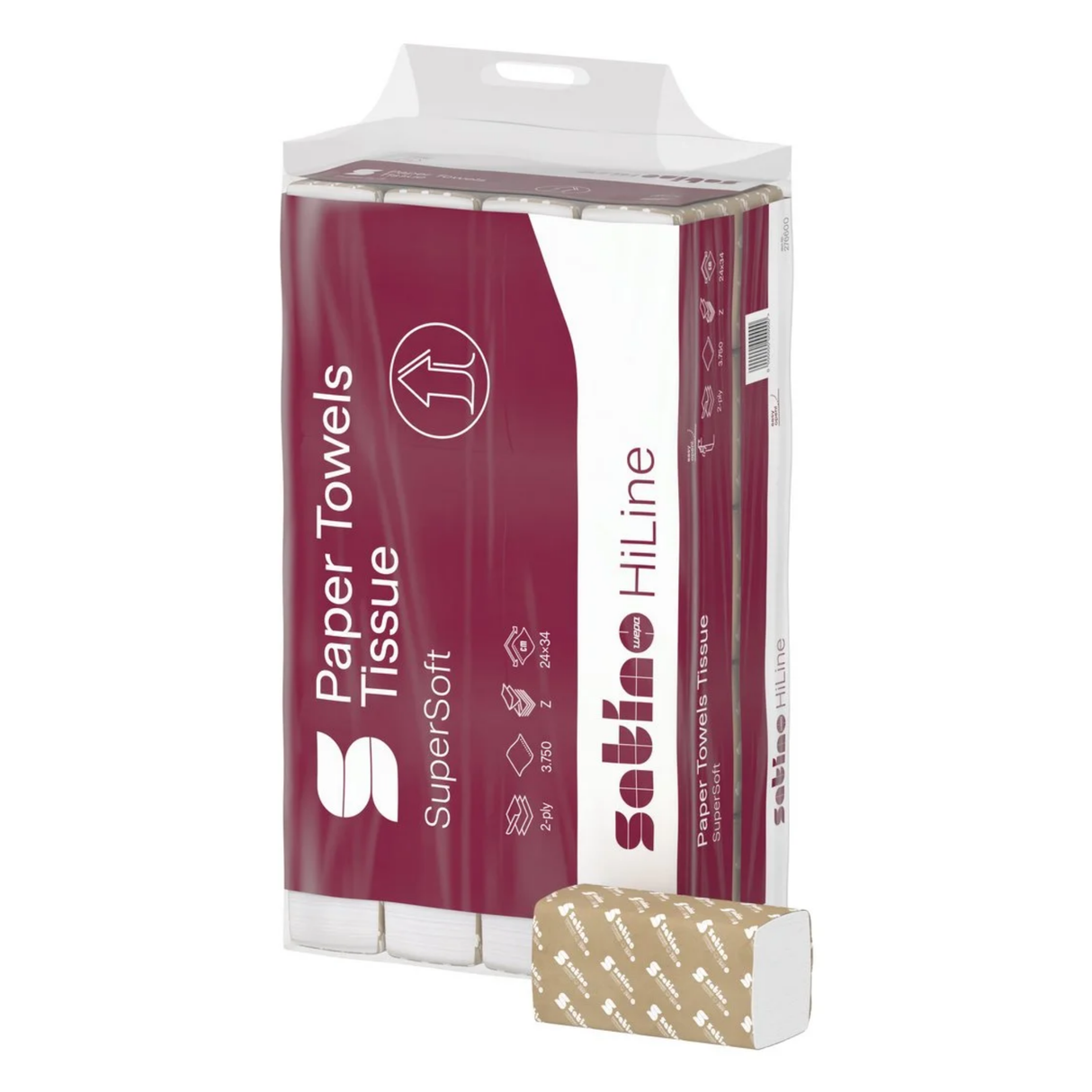 Satino pt2 prestige interfolded Handtuch 2 Lagen 20,6x32 cm (3000 Stück)