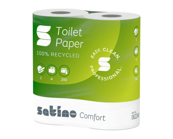 Satino Toilettenpapier Komfort 2-lagig (48x 200 Blatt)