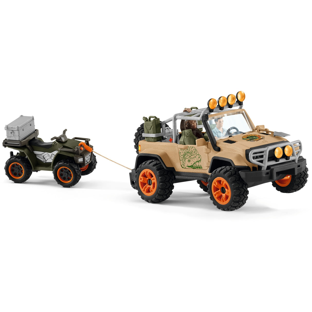 Schleich Wild Life SUV 4x4 mit LIER 42410