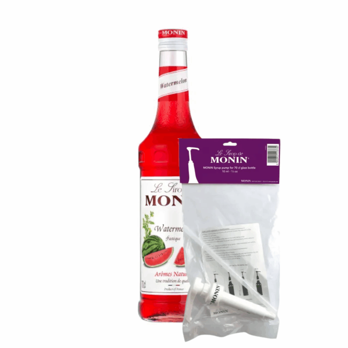 Monin Sirup Wassermelone (70 cl) + Siruppumpe (10 ml)