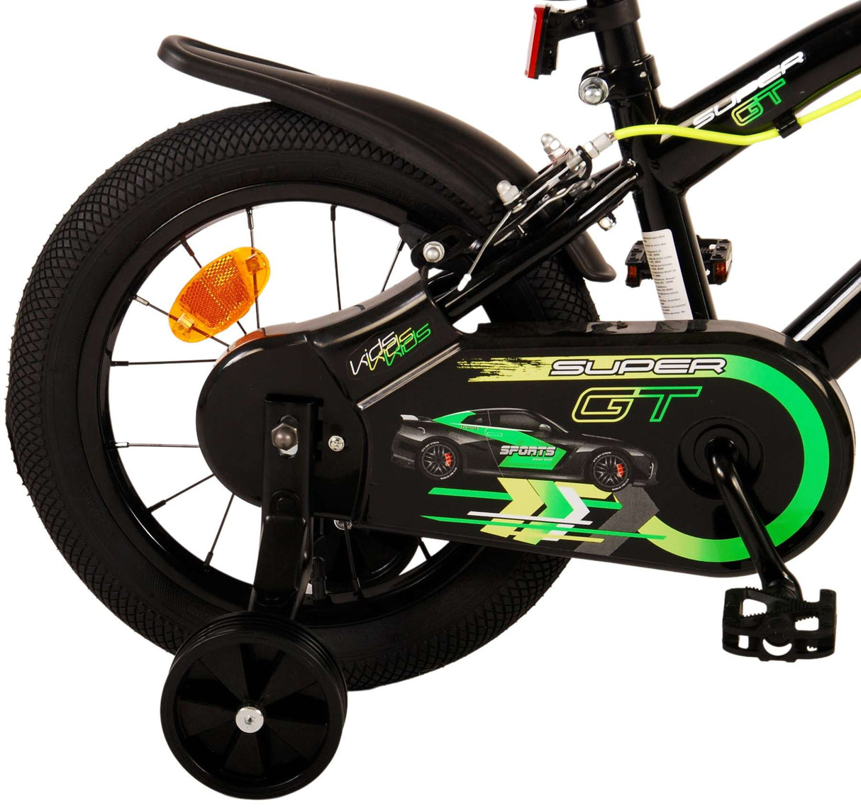 Volare Super GT Kinderbike Jungen 14 Zoll grün zwei Handbremsen