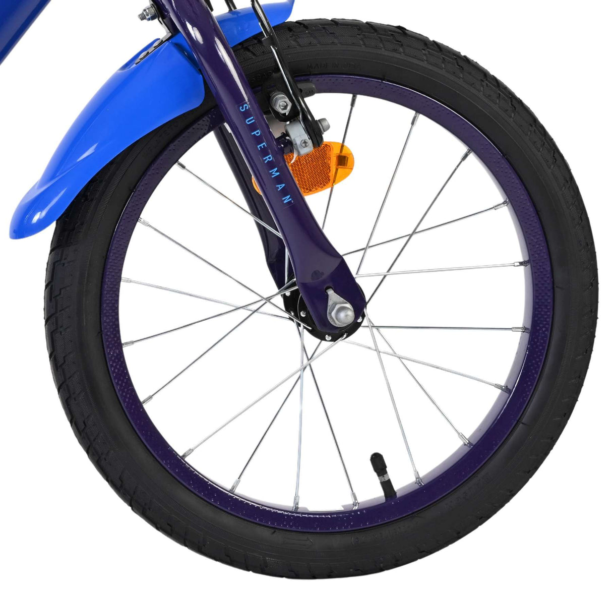 Superman Kinderfahrrad - Jungen - 16 Zoll - Blau