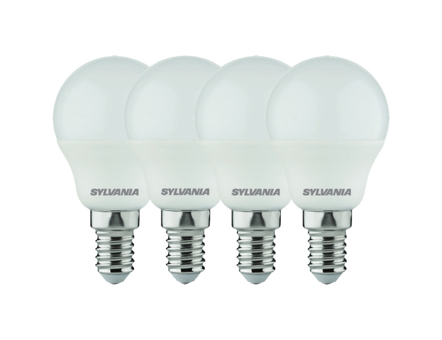 Sylvania LED-Lampe - e14 - 470 lm - Kugel - matt - 4 Stück