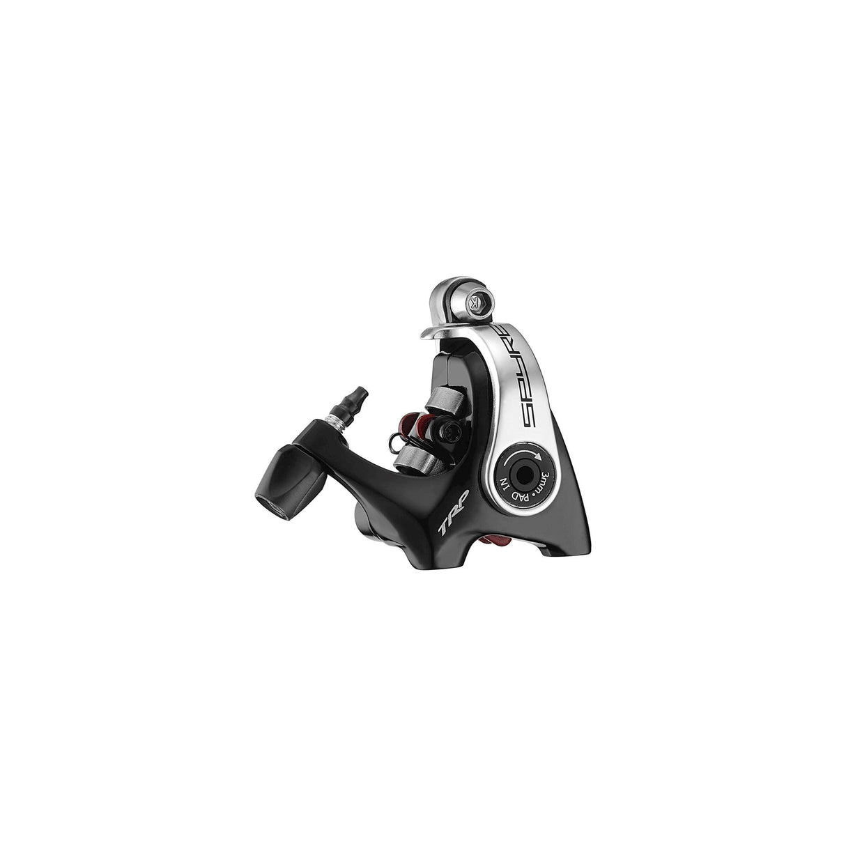 TRP MD-C610 Spyre Remklauw Mechanical Flatmount Achter Schwarz Silber