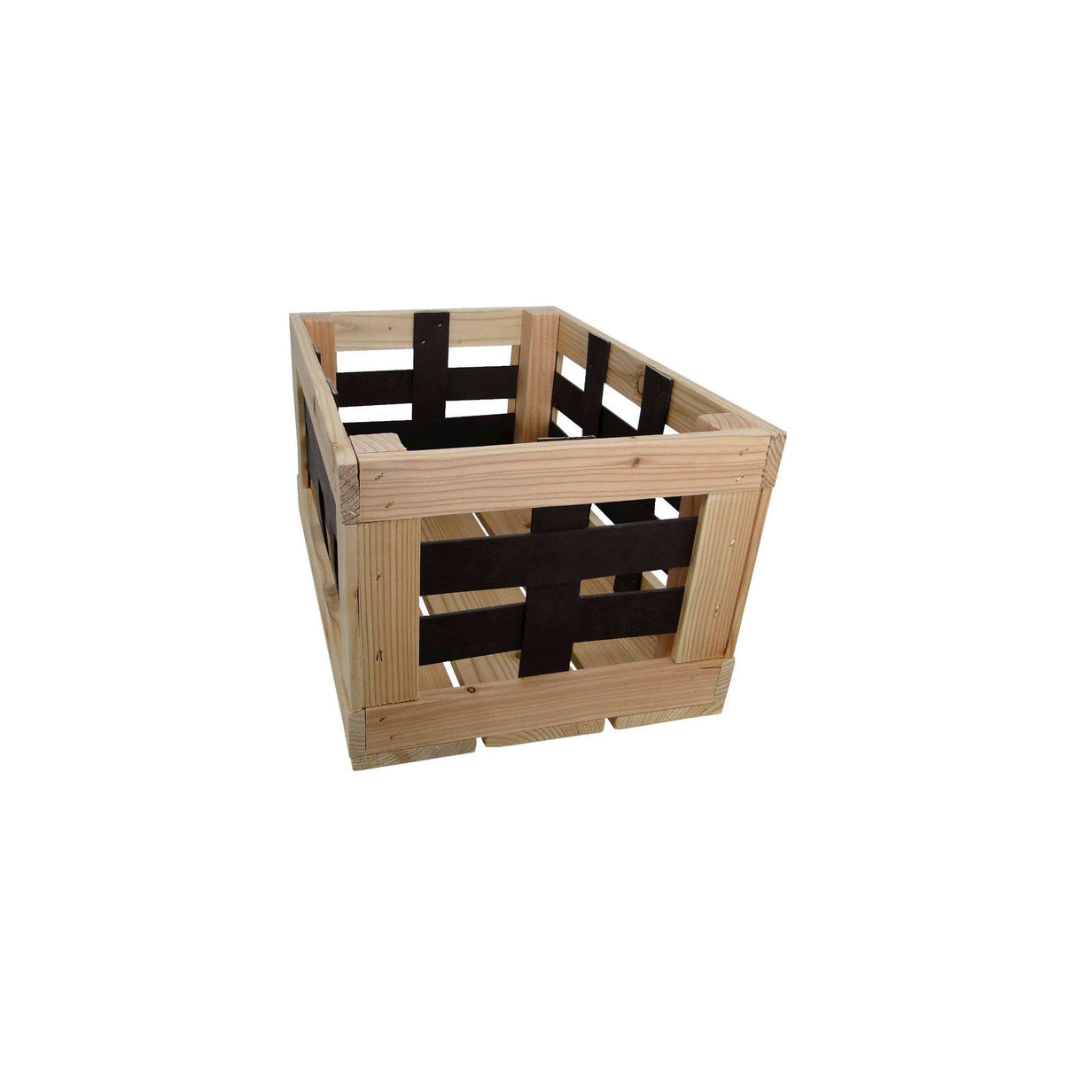 Fahrradkiste Lederraster 20L 40x29x24cm