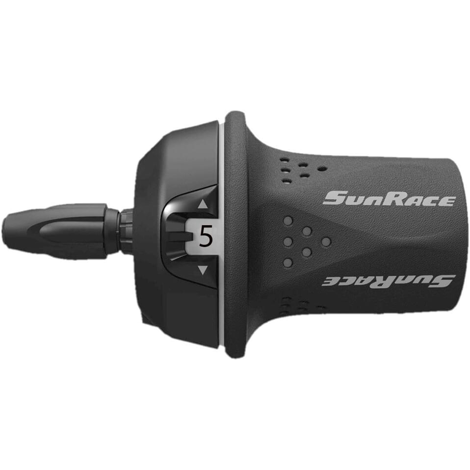 Sunrace-Einsteller, rechtsdrehend, 5-Gang-Shimano-kompatibel, schwarz