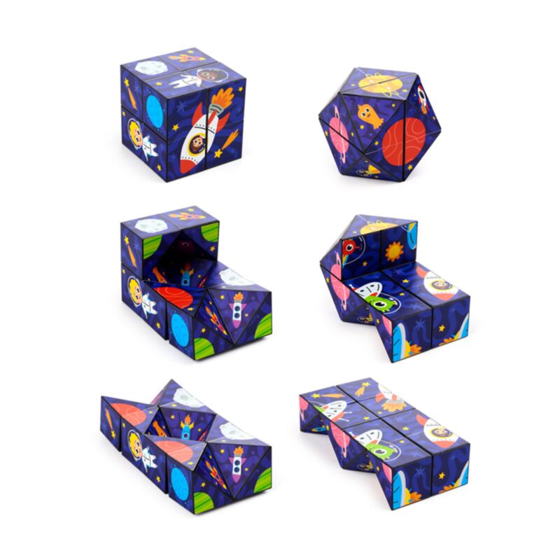 Astronauten-Souvenir-Puzzle-Würfelspielzeug