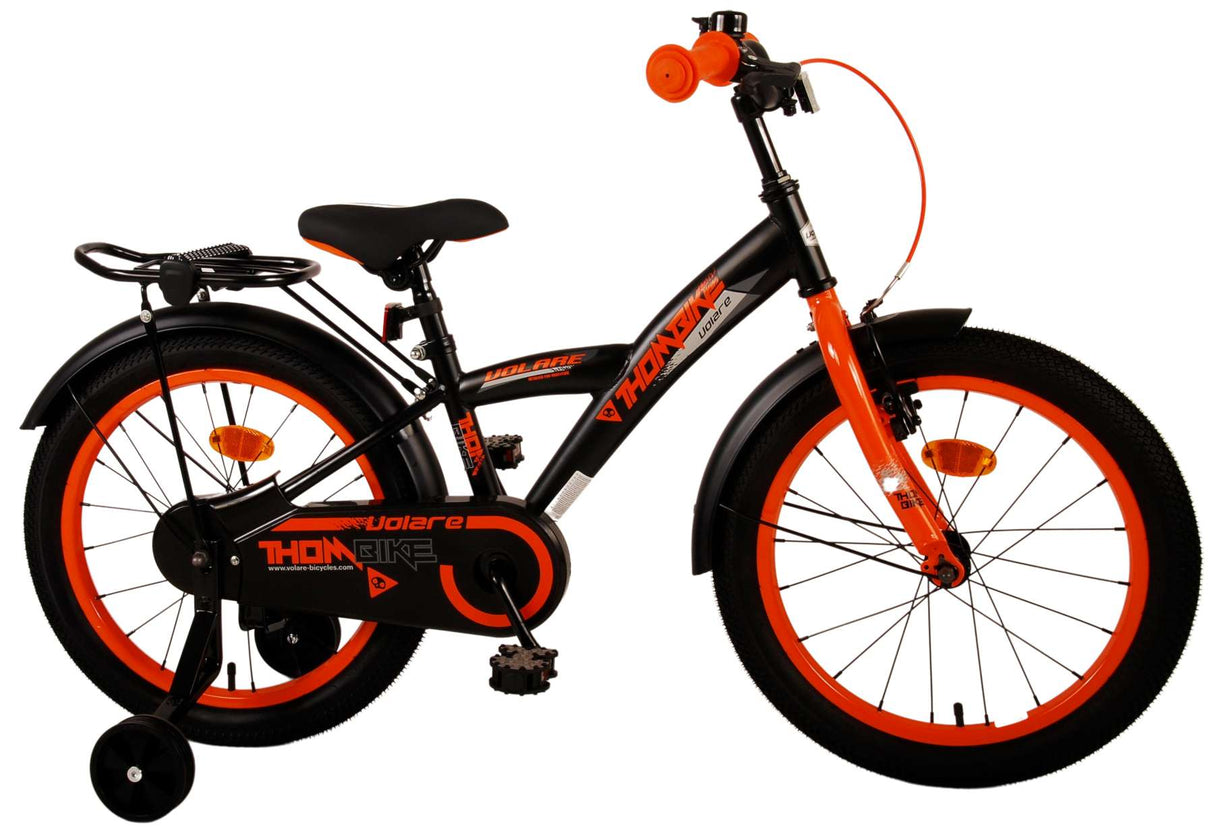 Volare Thombike Kinderbike Jungen 18 Zoll schwarz orange