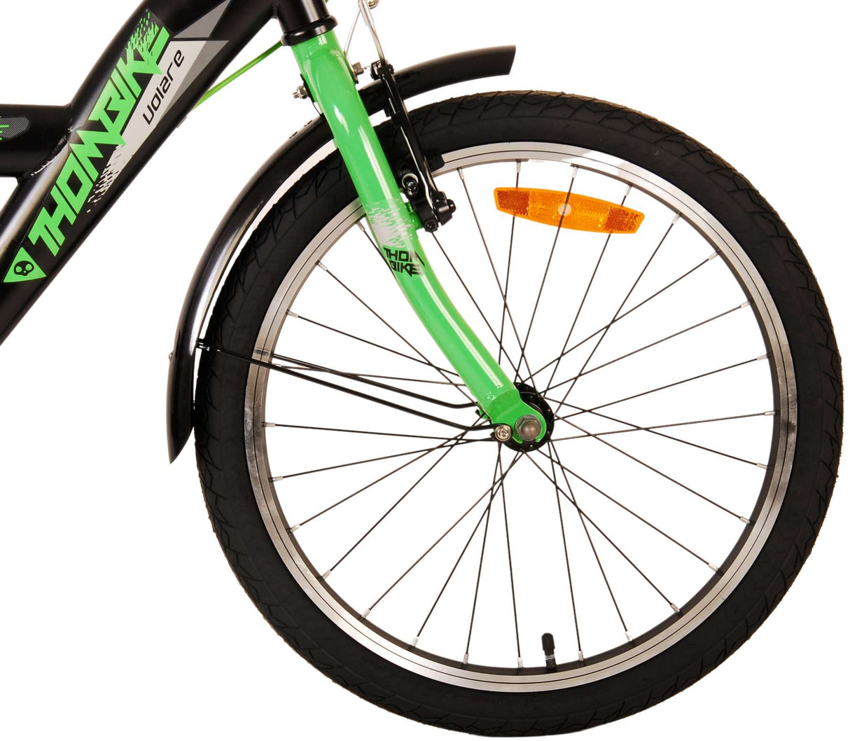 Volare Thombike Kinderbike Jungen 20 Zoll schwarzgrün zwei Handbremsen