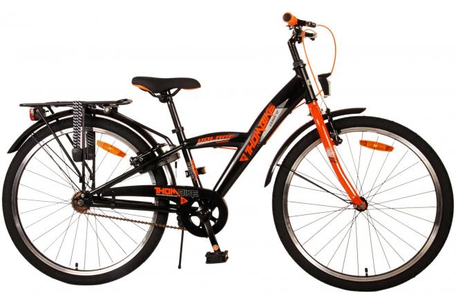Volare Thombike Kinderbike Jungen 24 Zoll Black Orange zwei Handbremsen