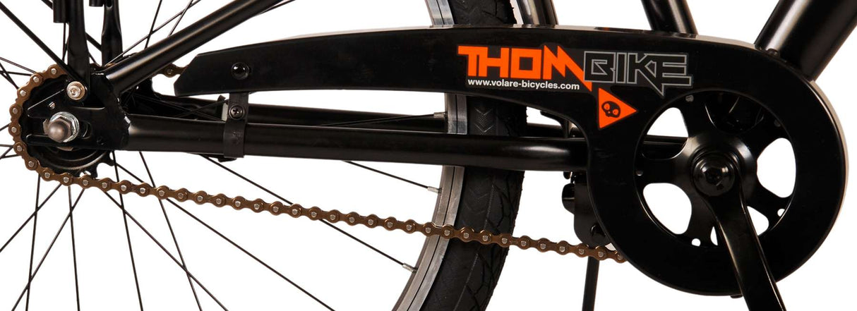 Volare Thombike Kinderrad Jungen 24 Zoll schwarz orange