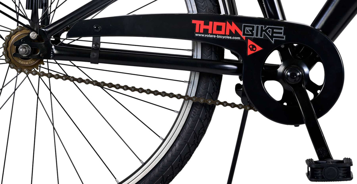 Volare Thombike Kinderbike Jungen 26 Zoll schwarz rote zwei Handbremsen