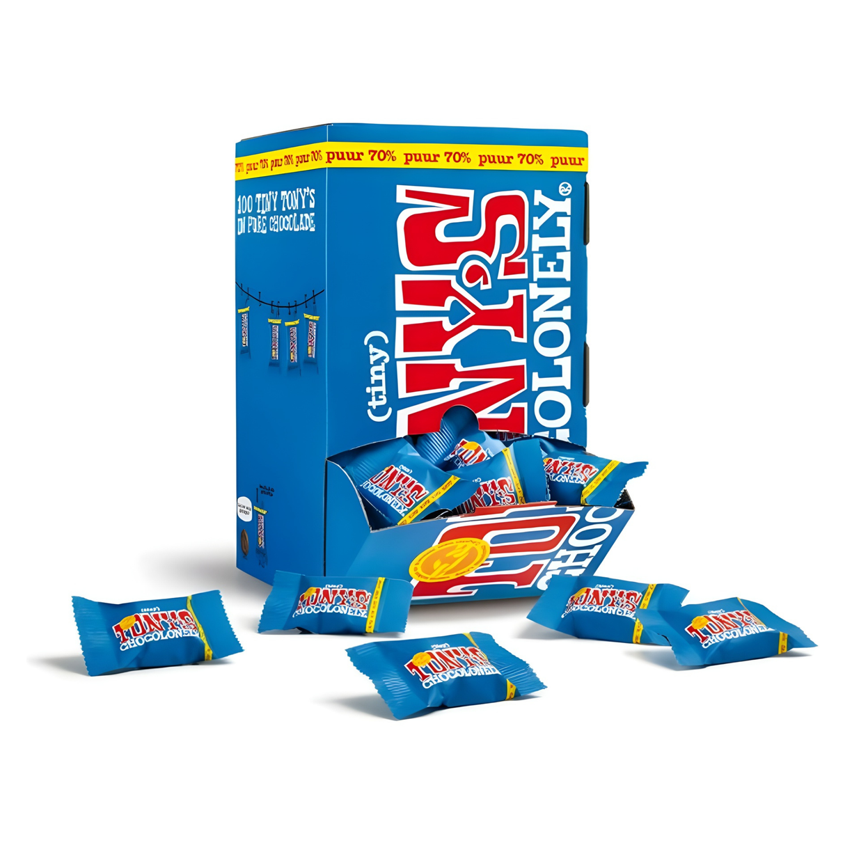 Tony's chocolonely tiny tony's pure chocolaatjes (900 gr)