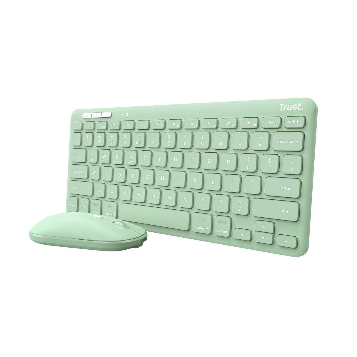 Vertrauen Sie der kabellosen Lyra Multi-Device-Tastaturmaus