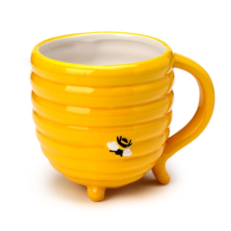 Bienenstock umgedrehter Keramikbecher