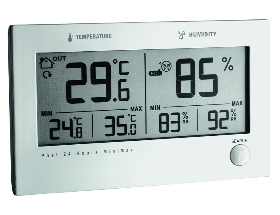 TFA Hygrometer Twin Plus – Luftfeuchtigkeit und Temperatur – innen und außen