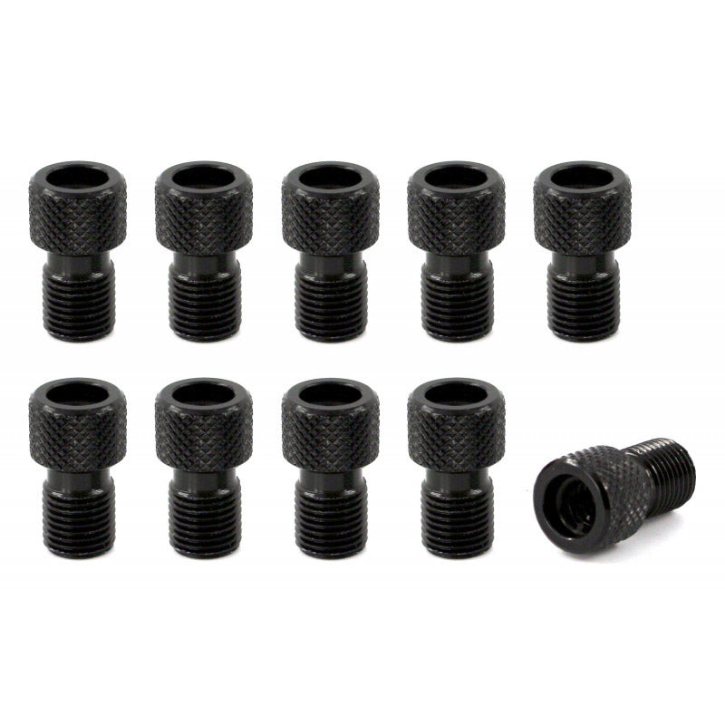 Velox Umbausatz Presta Schrader mit O-Ring Aluminium (10 Stück)