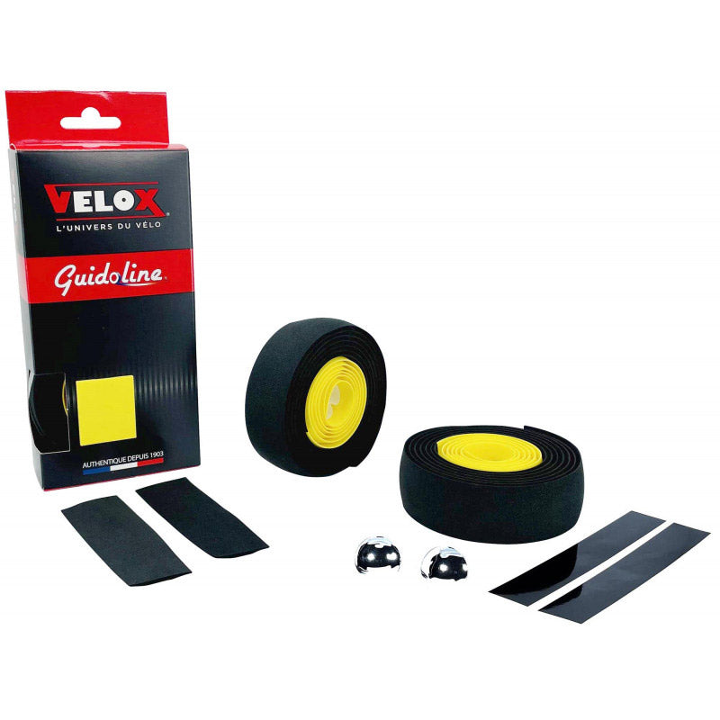 Velox Lenkerband Maxi Kork bicolor schwarz gelb (2 Stk)