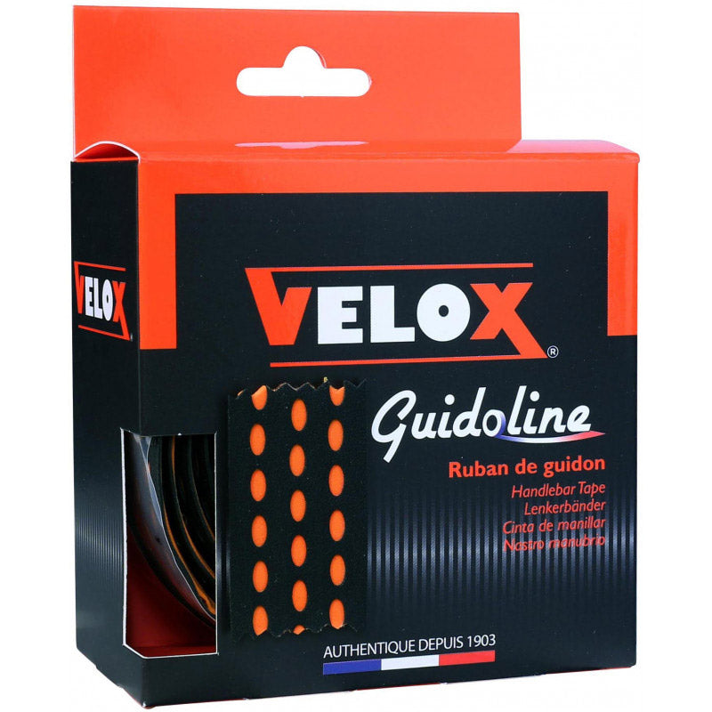 Velox Lenkerband Bi-Color 3.0 Schwarz Orange (2 Stück)