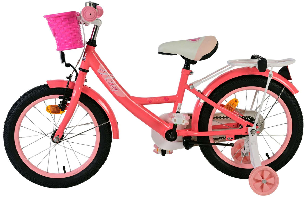 Volare Ashley Kinderfahrrad – Mädchen – 16 Zoll – Rosa Rot