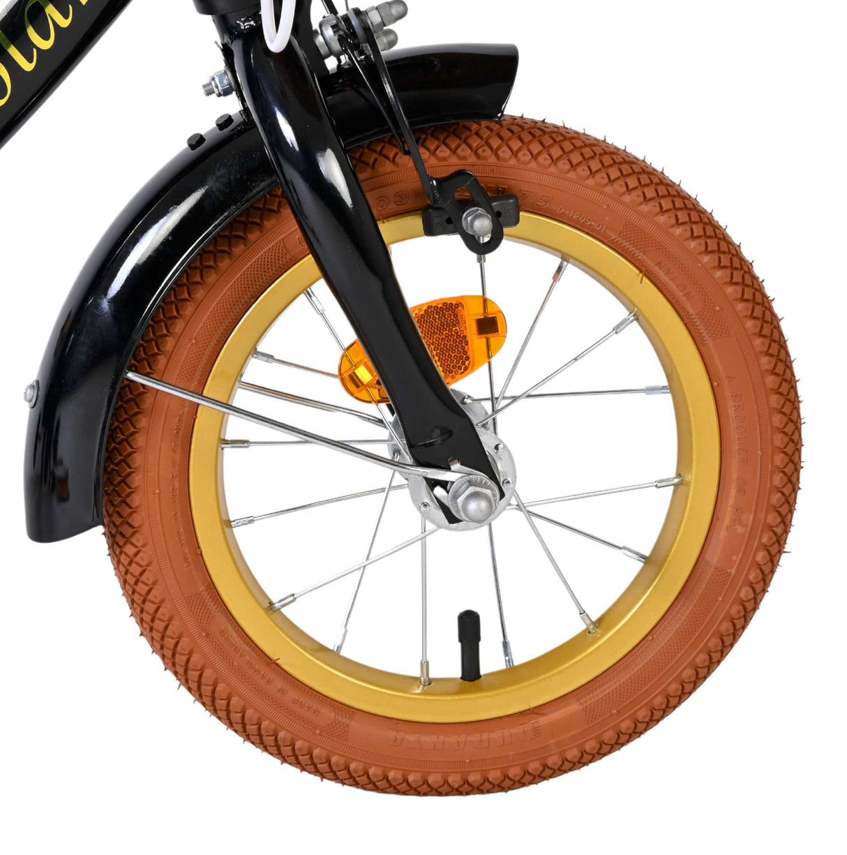 Volare Ashley Kinderfahrrad – Mädchen – 12 Zoll – Schwarz