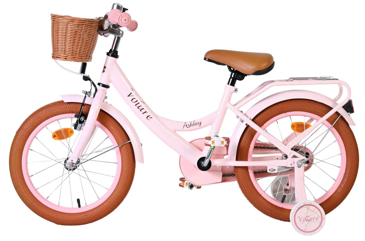 Volare Ashley Kinderfahrrad – Mädchen – 16 Zoll – Rosa